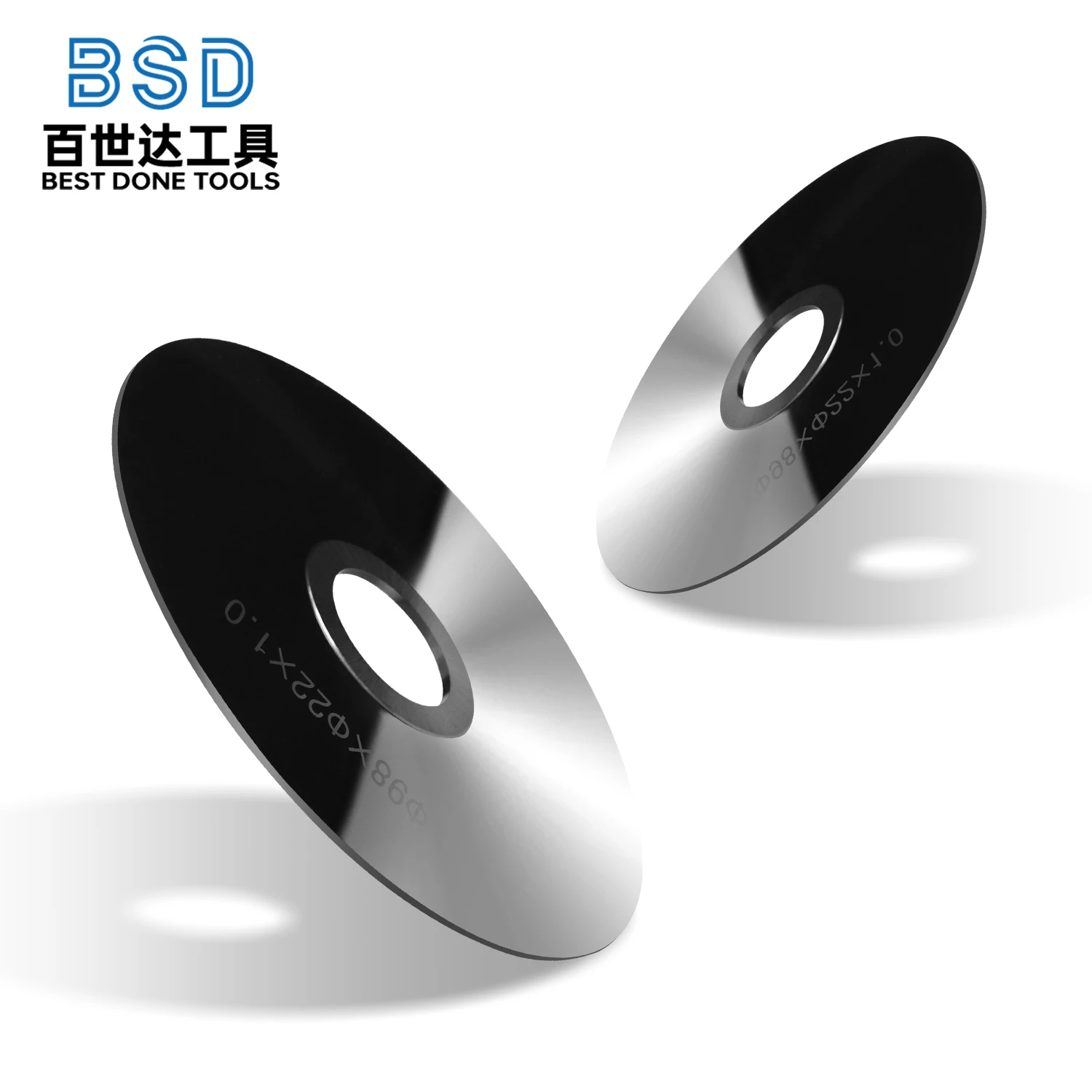 Cortadores de disco redondos de carburo cementado sólido Φ98XΦ22X1,0 mm - Cuchillas no dentadas para corte de tableros corrugados - imagen 4