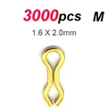3000PCS Golden M