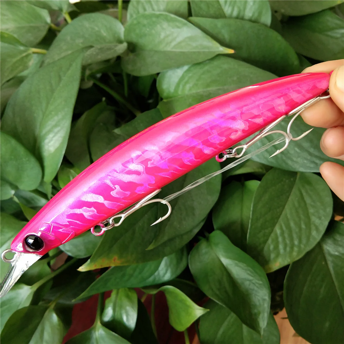 Señuelos de Pesca de 4 piezas, 130mm, 23g, TWINKLE 130F Minnow, Kit profesional Crankbait, 5 piezas, cebos de pesca novatos, adecuado para agregar caja de señuelos - imagen 4