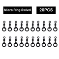 20pcs-Ring Swivel