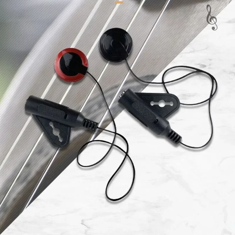 Pastilla de guitarra, pastilla de micrófono de contacto piezoeléctrico para guitarra, violín, Banjo, mandolina, ukelele, accesorios de guitarra - imagen 4