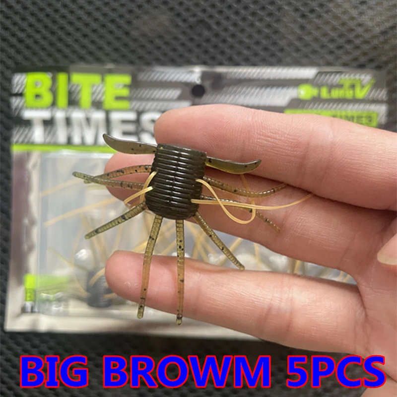 LURETV RAID SAME STYLE 5PCS 1WAY HIDBRID ZBYFDKGY SOFT BAIT LURE BITE - imagen 5