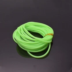 Tubo anti‑robo para sedal de silicona brillante – Pesca deportiva