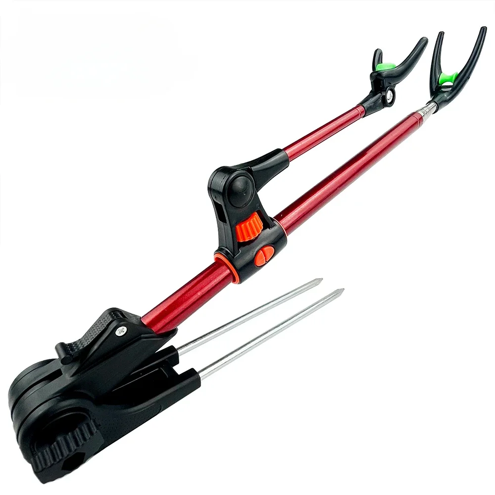 Soporte de caña de pescar de ajuste multiángulo, Base de acero inoxidable, soporte de caña de pescar de playa de mar, herramienta de Pesca de orilla - imagen 3