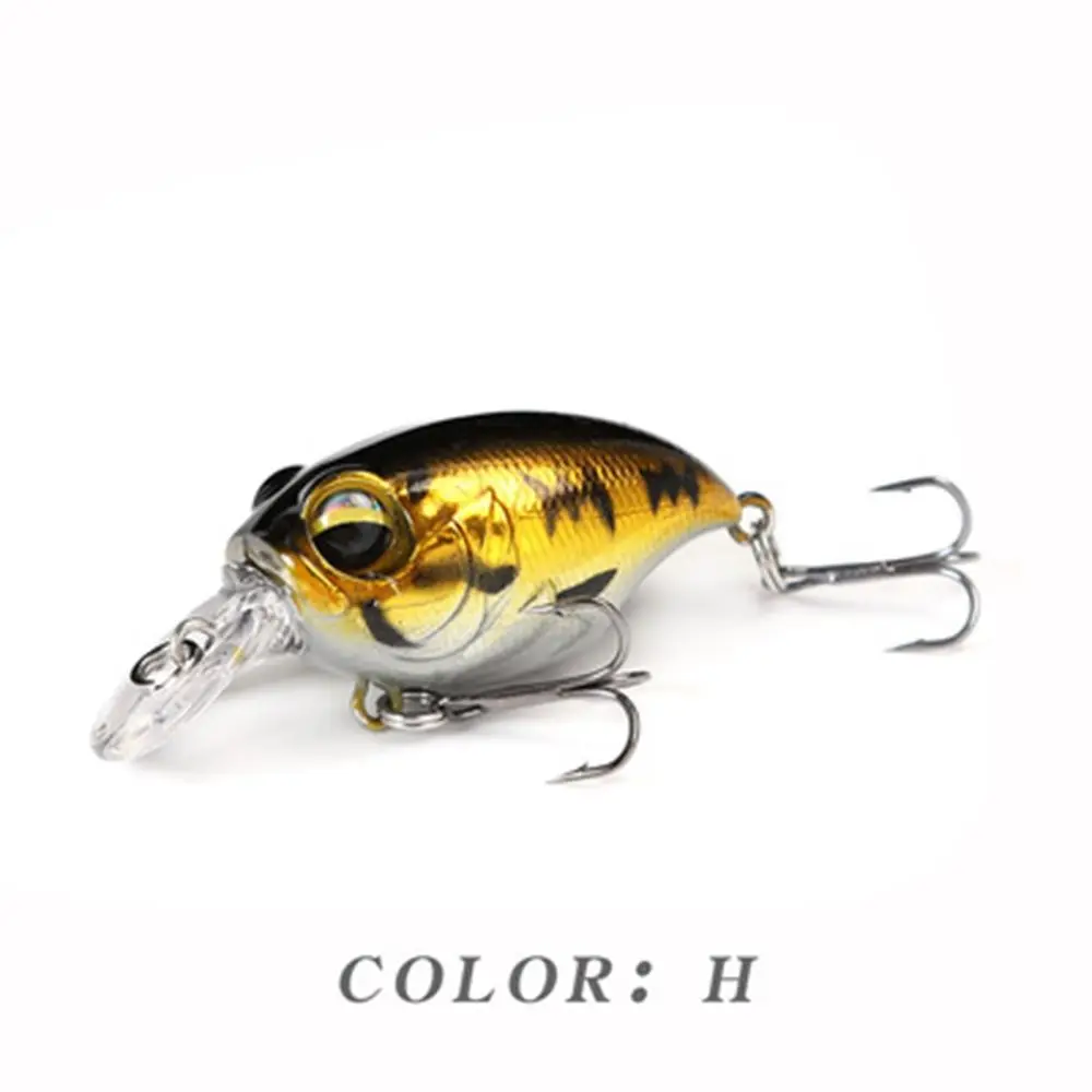 Señuelo wobbler para lubina de plástico duro, tipo crankbait - imagen 2