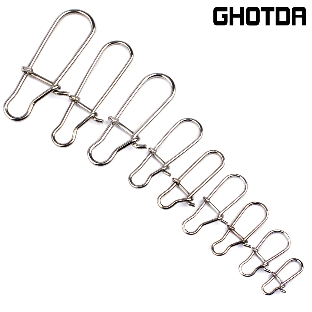 Enganches giratorios de pesca, Línea Principal/Tippet, soporte firme, accesorios, aparejos para anzuelo de señuelo, acero inoxidable - imagen 5
