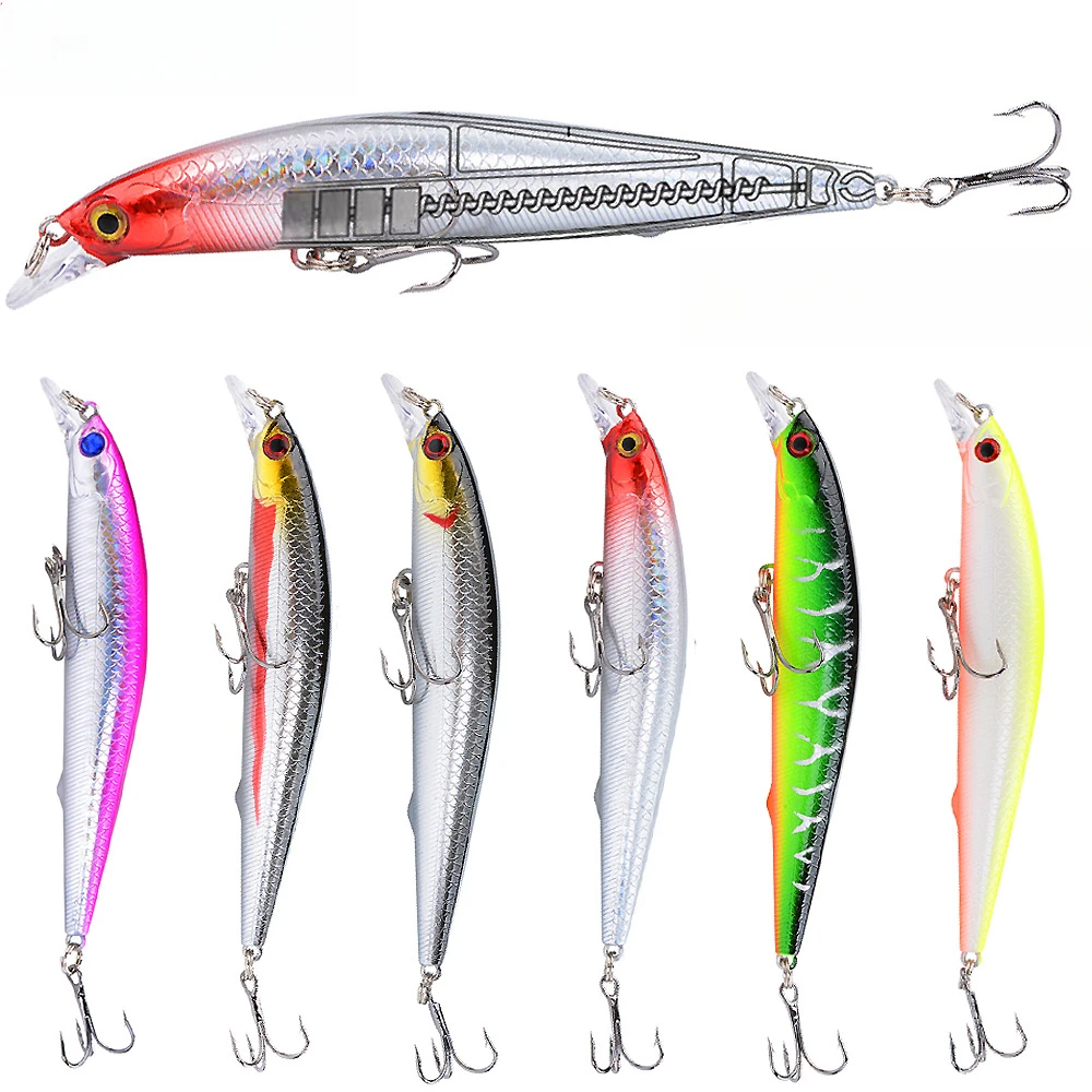 Señuelos de Pesca de pececillo de hundimiento delgado, 10g, 13g16g, lubina de agua salada, trucha, cebo duro Artificial, Jerkbait Swimbait, equipo de Pesca - imagen 2