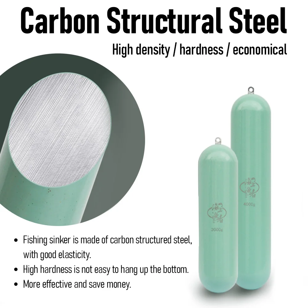 Pesas de pesca sin plomo, pesas de tiro caído para pesca inferior, agua salada y dulce, 100g-1000g - imagen 3