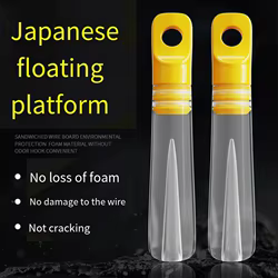 20 piezas flotador de pesca de liberación rápida, soporte giratorio de silicona, tapón, bloque de equipo de pesca, asiento flotante para peces