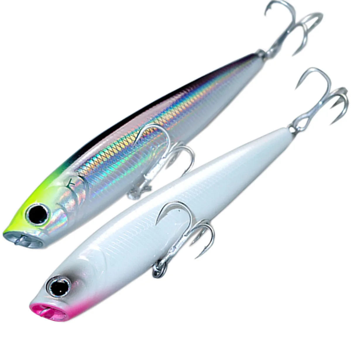 Topwater superficie palo cebo flotante lápiz Popper Stickbait Walker Wobbler caminar el perro WTD 95f 115f señuelo de pesca de lubina - imagen 3