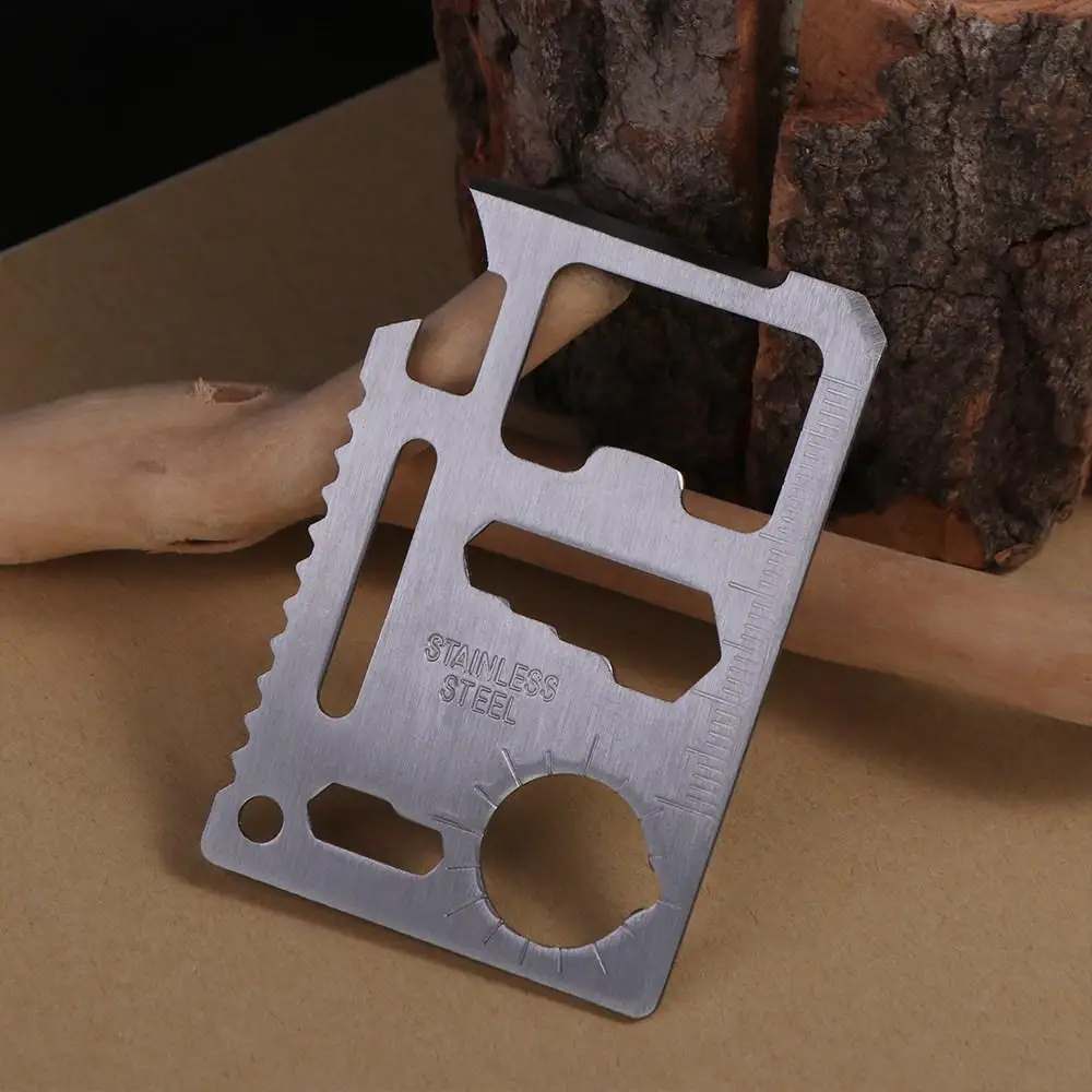 Herramienta de bolsillo multiusos, herramienta de bolsillo multifunción, herramienta de Camping multifuncional, tarjeta, multiherramienta portátil - imagen 2