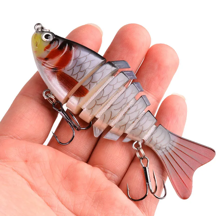 Juego de Wobbler que se hunde, Kit de pesca Crankbaits, cebo Artificial, señuelo duro, Swimbait, Lucio, Wobblers para aparejos de pesca de lubina, 5 uds. - imagen 3