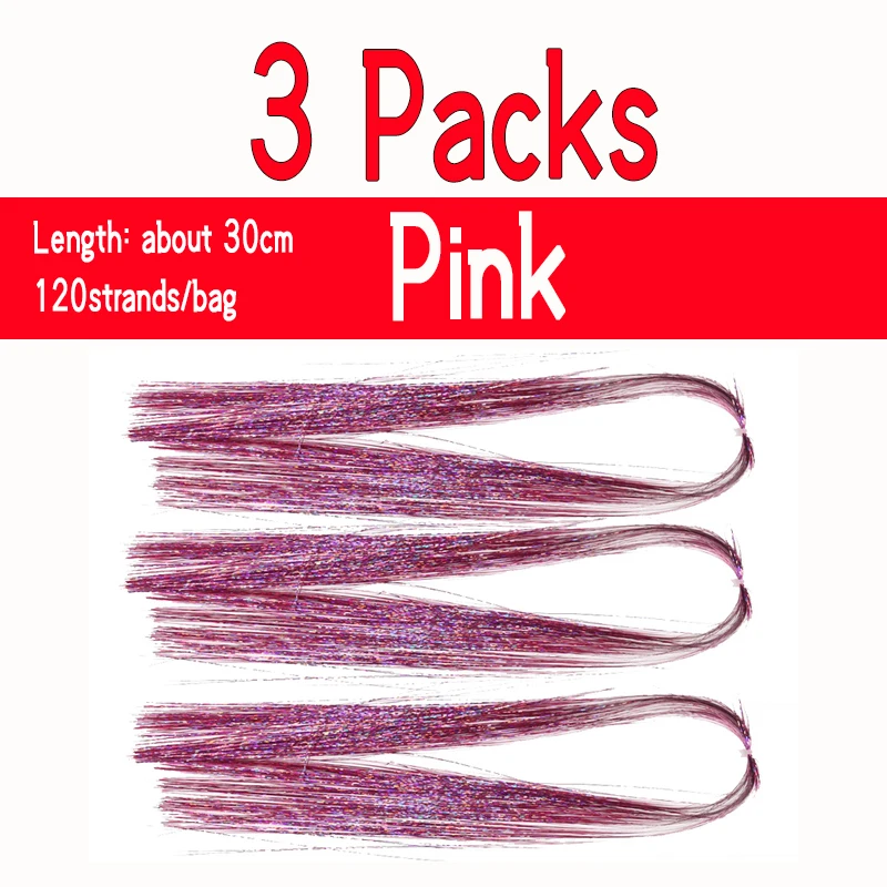 3 packs pink