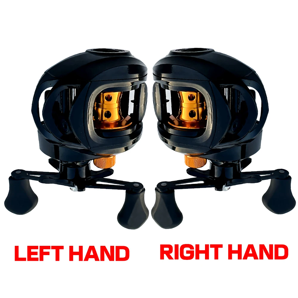 Carrete de Baitcasting de alta velocidad, ratio de engranaje 7,2: 1, sistema de freno magnético de agua salada fresca, ultraligero, 212g, nuevo - imagen 2