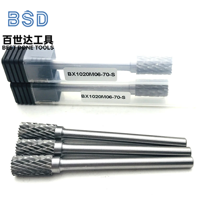 Venta al por mayor de rebabas rotativas de carburo Serie-B YG8 |   Herramientas de desbarbado de molienda de metal de doble corte de 3-25 mm - imagen 3