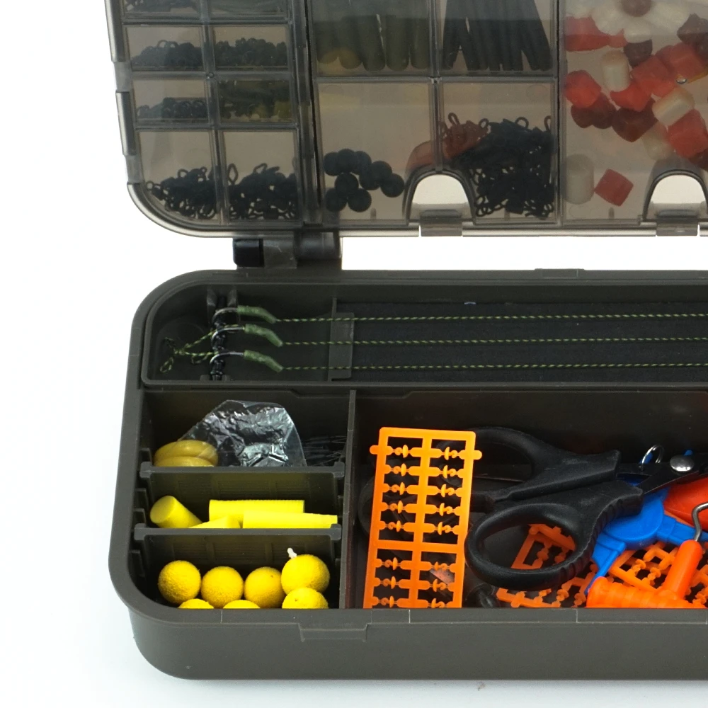 Hirisi-caja de aparejos de pesca de carpa, equipo para aparejo de pesca, pelo Ronnie Zig, accesorios, caja de aparejo, estuche de almacenamiento giratorio, billetera - imagen 5