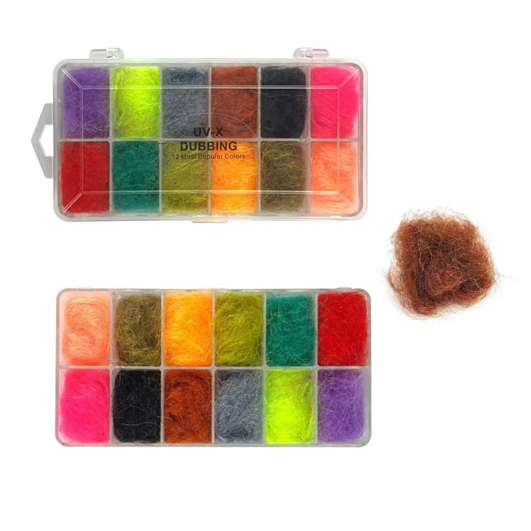 Moscas secas Aventik 12 colores atado a mano para pesca con mosca - imagen 3