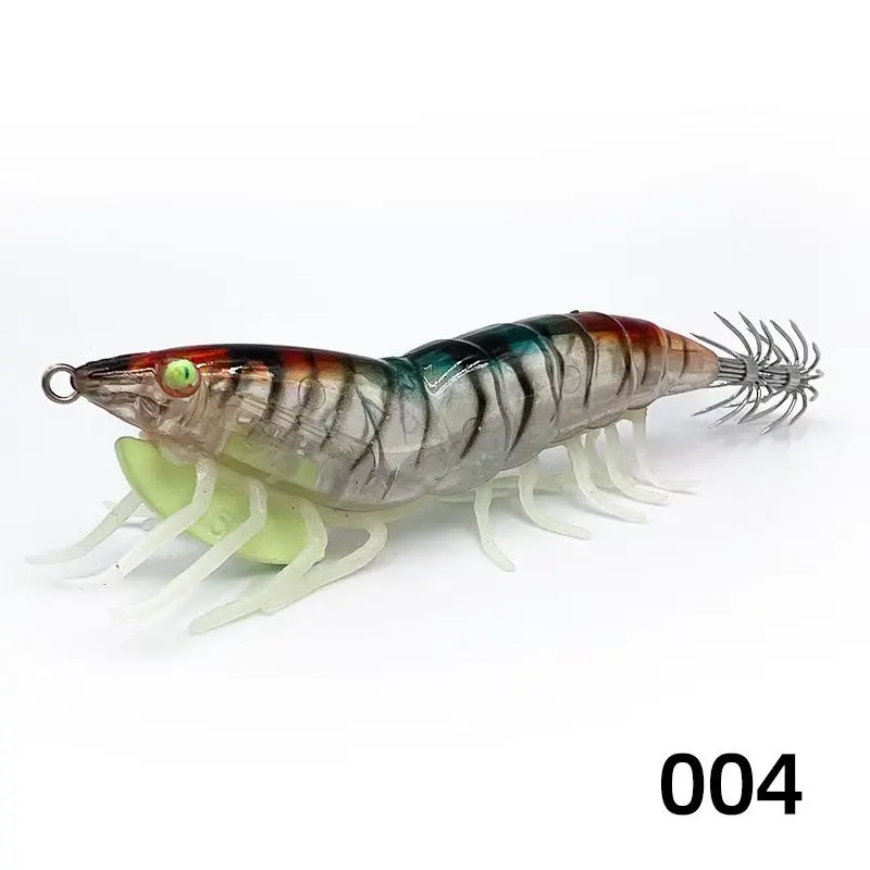 1 ud./5 uds. Gamba híbrida 3D Egl señuelo plantillas de calamar fluorescentes para pesca en agua dulce y salada - imagen 4