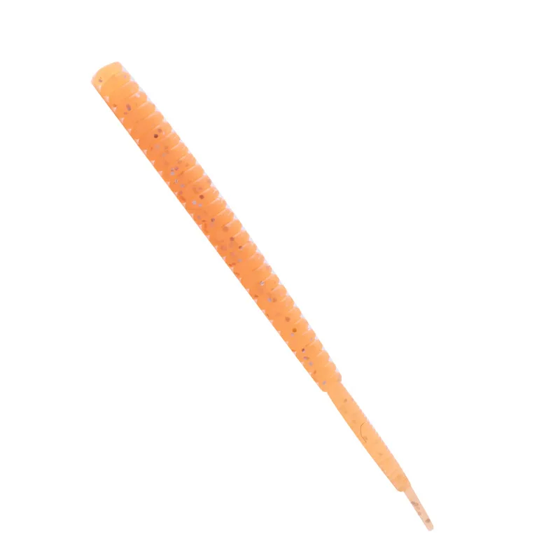 MUKUN-señuelo de pesca suave pequeño, cola de aguja Artificial Wobbler de silicona, cebo de gusano, aparejos de pesca, 0,3g/0,45g, 10 unidades por lote - imagen 2