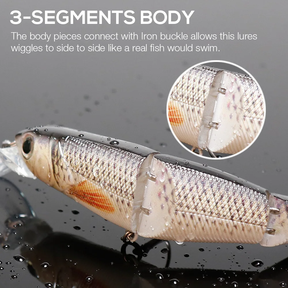 Señuelo crankbait swimbait duro eficaz realista para lucio y muskie - imagen 5