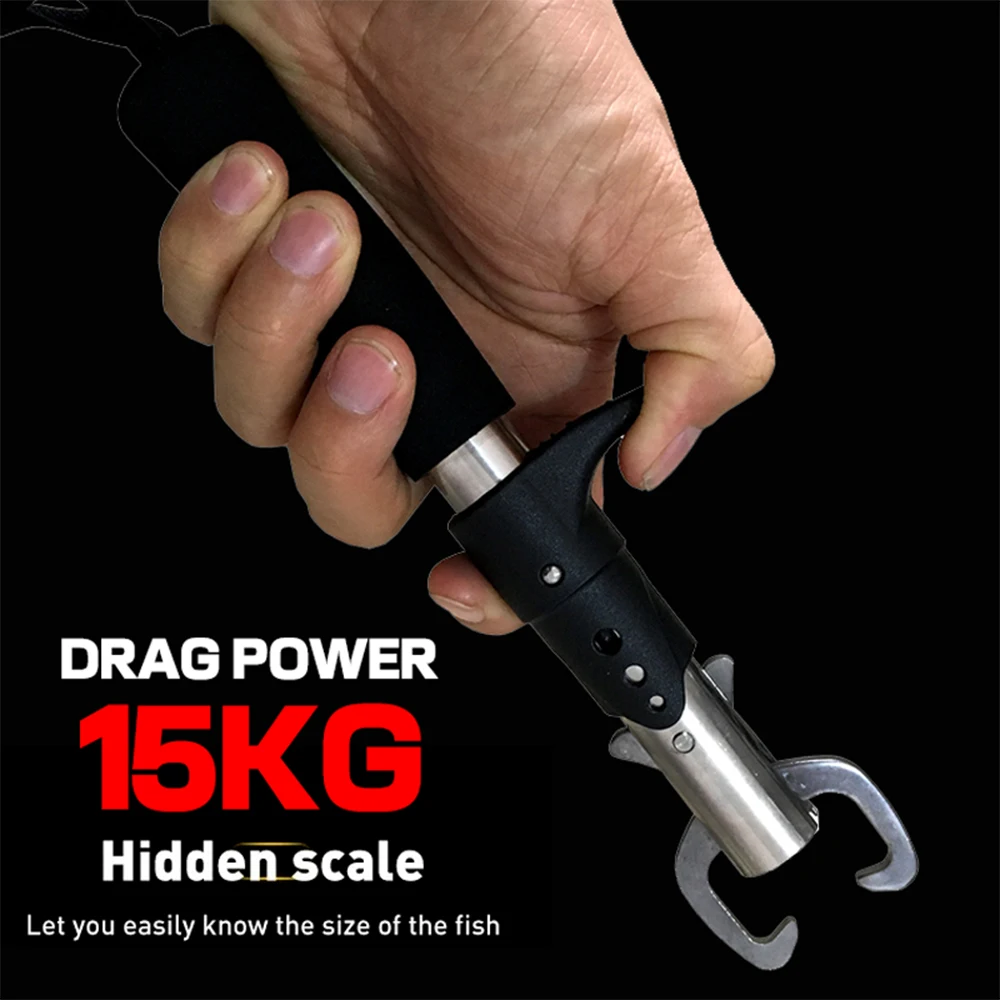 Alicates de agarre de pesca de señuelo, anticorrosión, controlador multifuncional de acero inoxidable, cuerda ajustable para peces, accesorios para herramientas de pesca - imagen 4