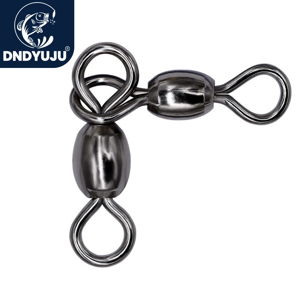 20-40 Uds. Grúa de conexión cruzada de pesca giratoria línea de pesca conector de gancho accesorios de pesca de agua salada de latón - imagen 5