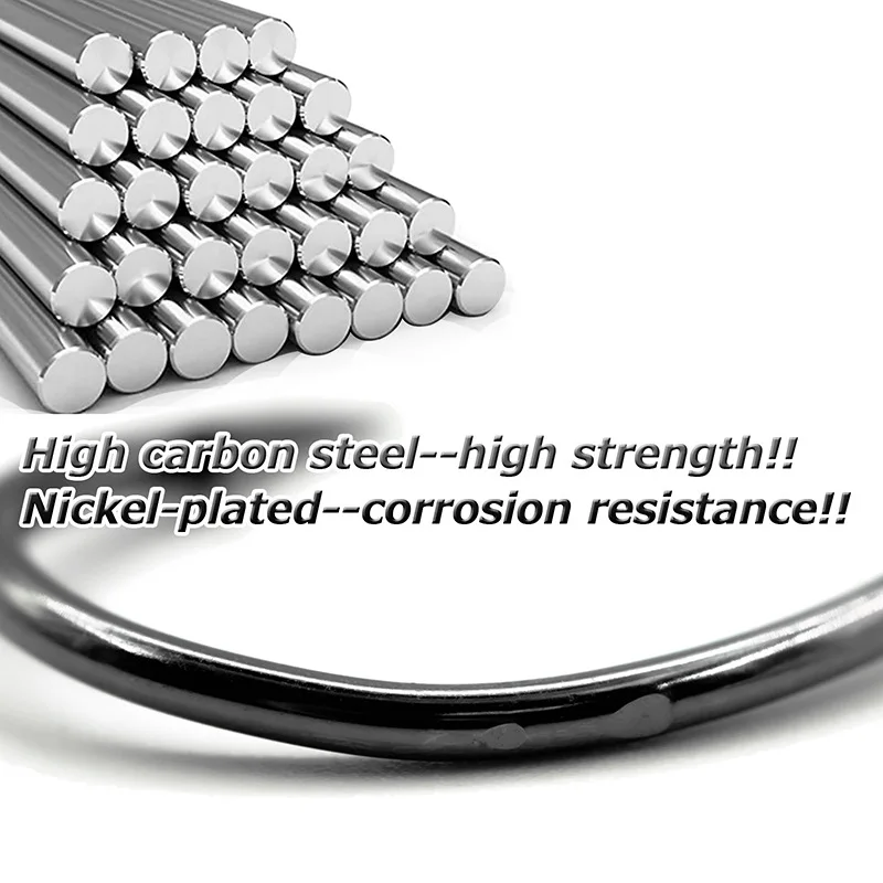 Sea.Yolo-anzuelo de pesca de lubina, aparejos de pesca de acero de alto carbono, mango largo curvo, boca torcida, Brabed, 50 unids/lote por paquete - imagen 2