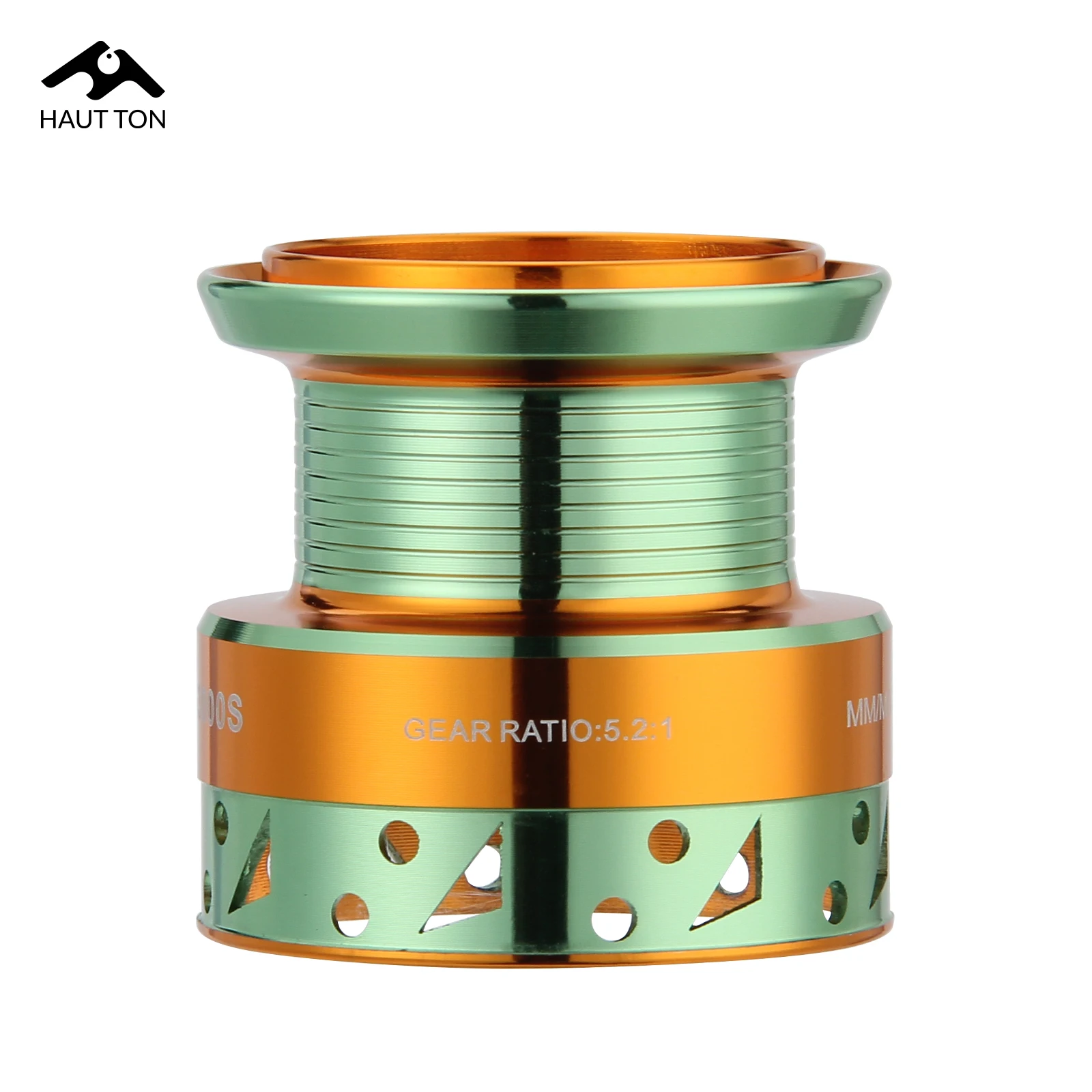 Carrete de pesca giratorio ligero Macaron MCG1000-6000, 3 + 1BB, relación de engranaje 5,2: 1, arrastre máximo de 8kg, carrete de Metal duradero y brazo basculante - imagen 3