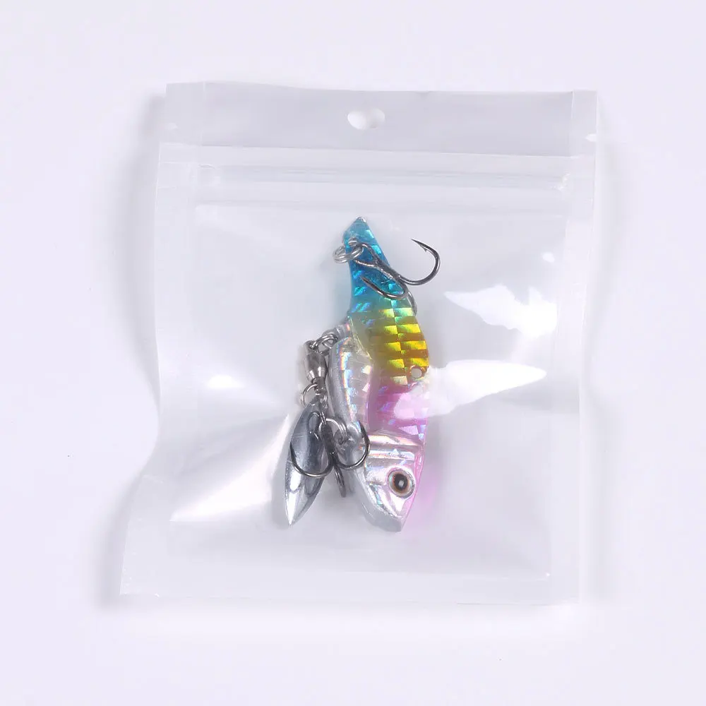 Cuchara giratoria, plantilla de Metal, cebo de 55mm, 18g, hoja de hundimiento VIB, anzuelo triple giratorio, Spinnerbait, Pesca, Lucio, carpa, señuelo de Pesca de mar - imagen 5
