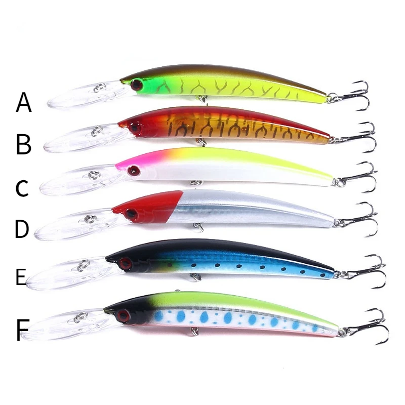 Señuelo duro Artificial para pesca, anzuelo de pececillo que se hunde, 15cm, 15g, Wobbler, 1 piezas leurre peche en mer flottant surface dur carnassier leure de pêche brochet - imagen 2