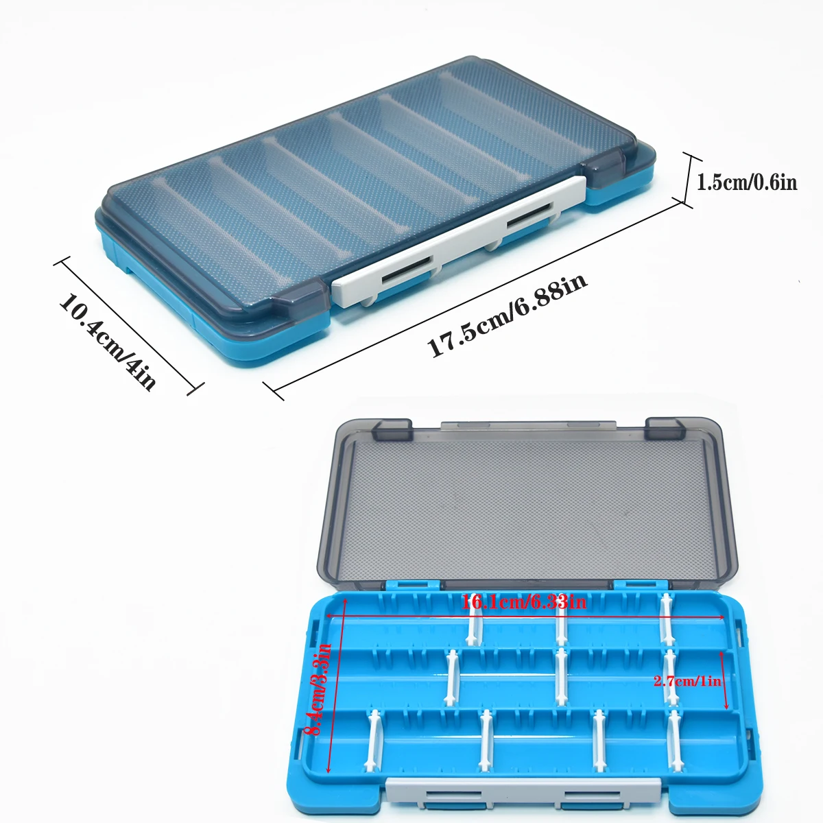 Caja de aparejos multiuso para pesca con vinilos y anzuelos - imagen 5