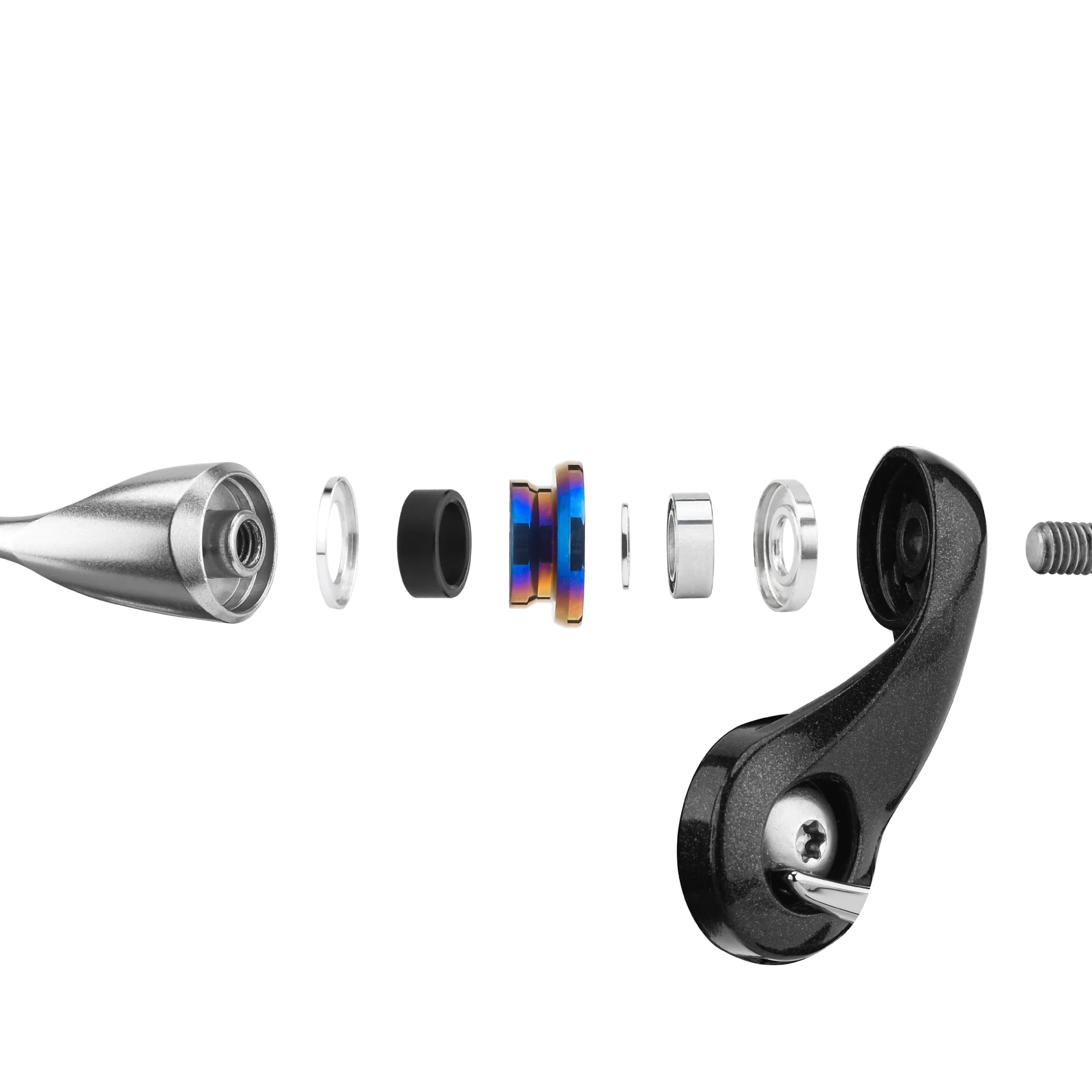 Rodillo de hilo de pescar de titanio Gomexus para carrete giratorio daiwa 18 Legalis 1000-3000 20 Revros LT - imagen 3