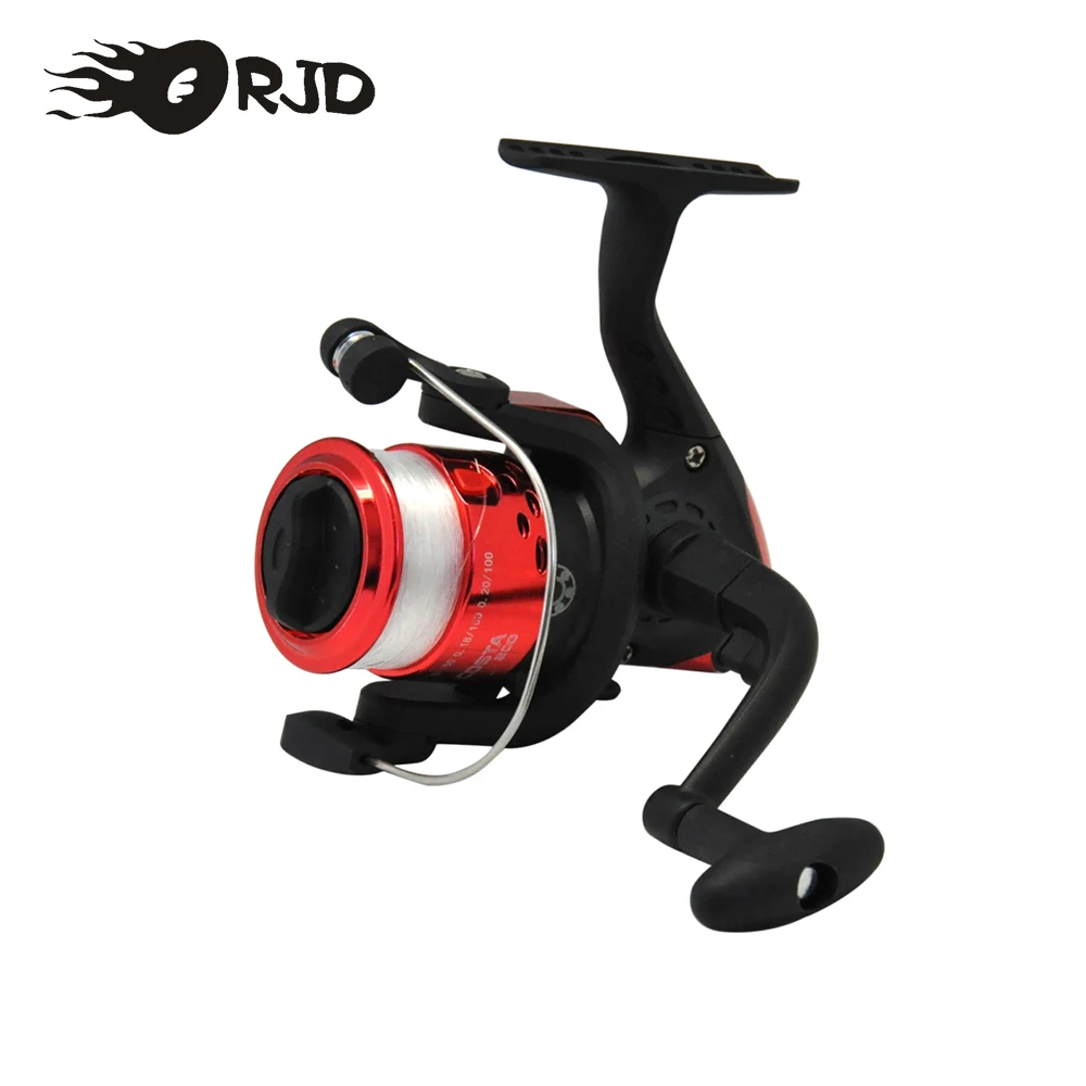 Carrete de pesca ORJD, carrete totalmente de Metal, carrete giratorio, mango de acero inoxidable, carrete de línea, accesorios de pesca de agua salada