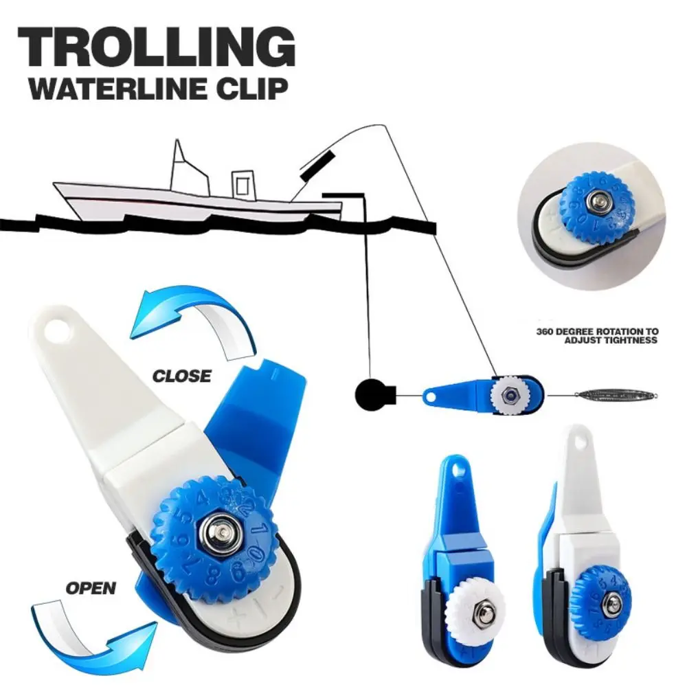 Clip de liberación de pesca ajustable, Clips de liberación de tensión pesada en alta mar para curricán, herramienta de pesca de liberación rápida, deportes al aire libre - imagen 2
