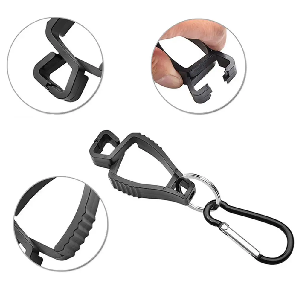 Soporte para herramientas de trabajo al aire libre, accesorios para acampar, Clip antipérdida para agarrar guantes, abrazadera para trabajo, gancho para guantes - imagen 4