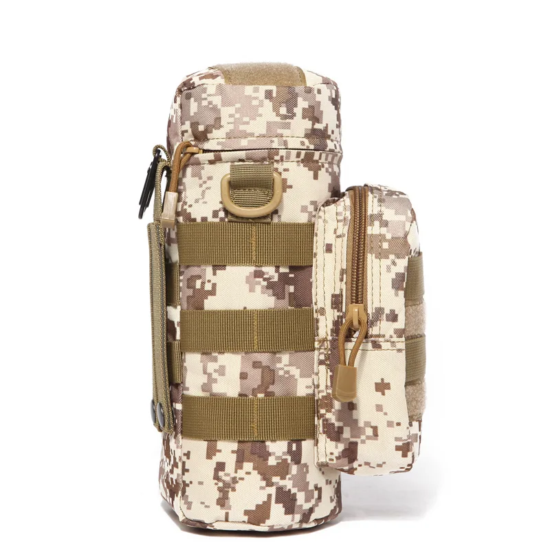 Bolsa de botella de agua para deportes al aire libre, sistema Molle de camuflaje, soporte de botella de agua, militar, caza, táctico, bolsa de soporte de hervidor de agua - imagen 4