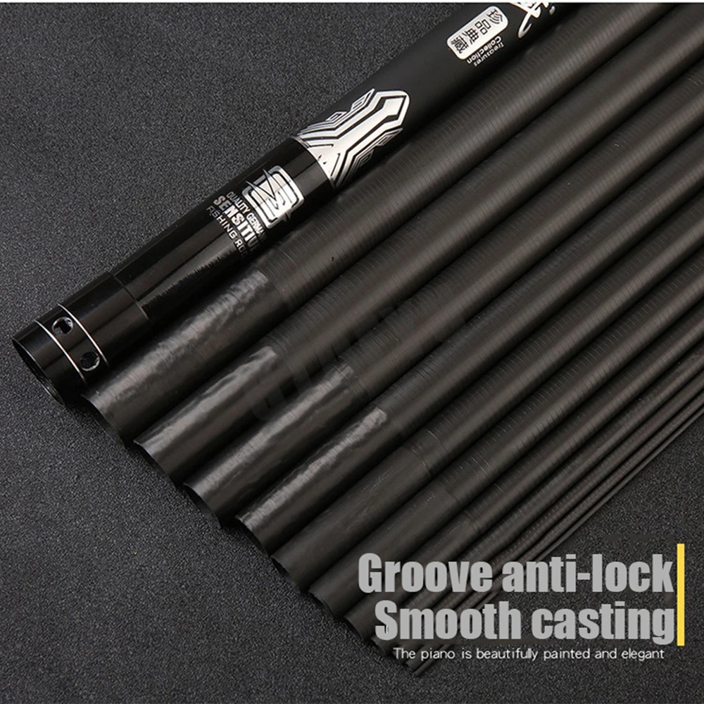 Caña telescópica de fibra de carbono – Kit Tenkara compacto para agua - imagen 4