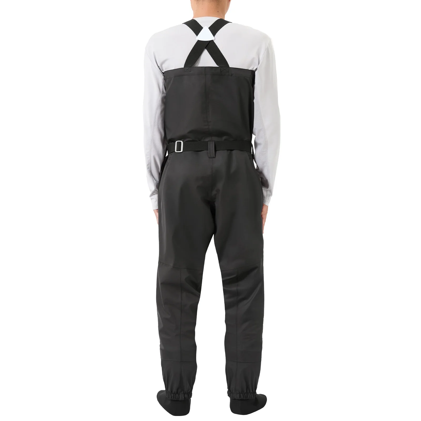 BASSDASH Wader de pecho ligero y transpirable para hombre, pie de media de camuflaje negro para pesca con mosca y caza FW11 - imagen 3