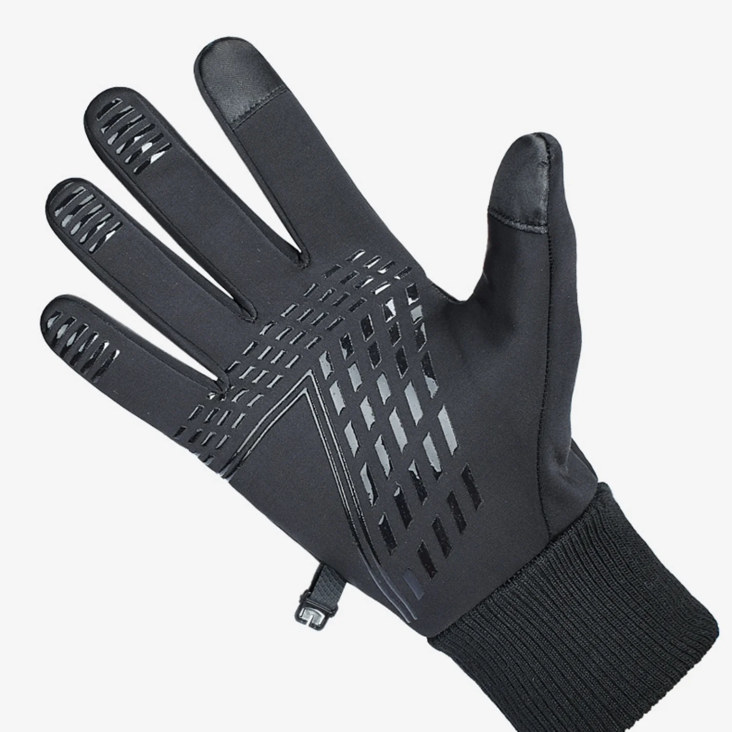 Guantes de ciclismo cálidos de invierno, manoplas gruesas a prueba de viento con dedos completos, guantes sensibles con pantalla táctil para ciclismo, montar, esquiar y senderismo - imagen 4