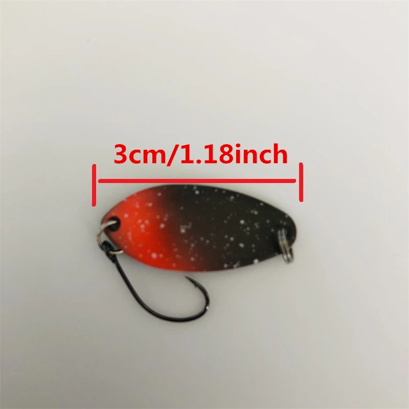 8011 3cm2.5g1PCS LURETV Japón Valkein mismo estilo hielo falso brillante trucha arcoíris Makou Creek cebo - imagen 5