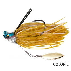Spinnerbait falda silicona – Jig para lubina, trucha y snakehead