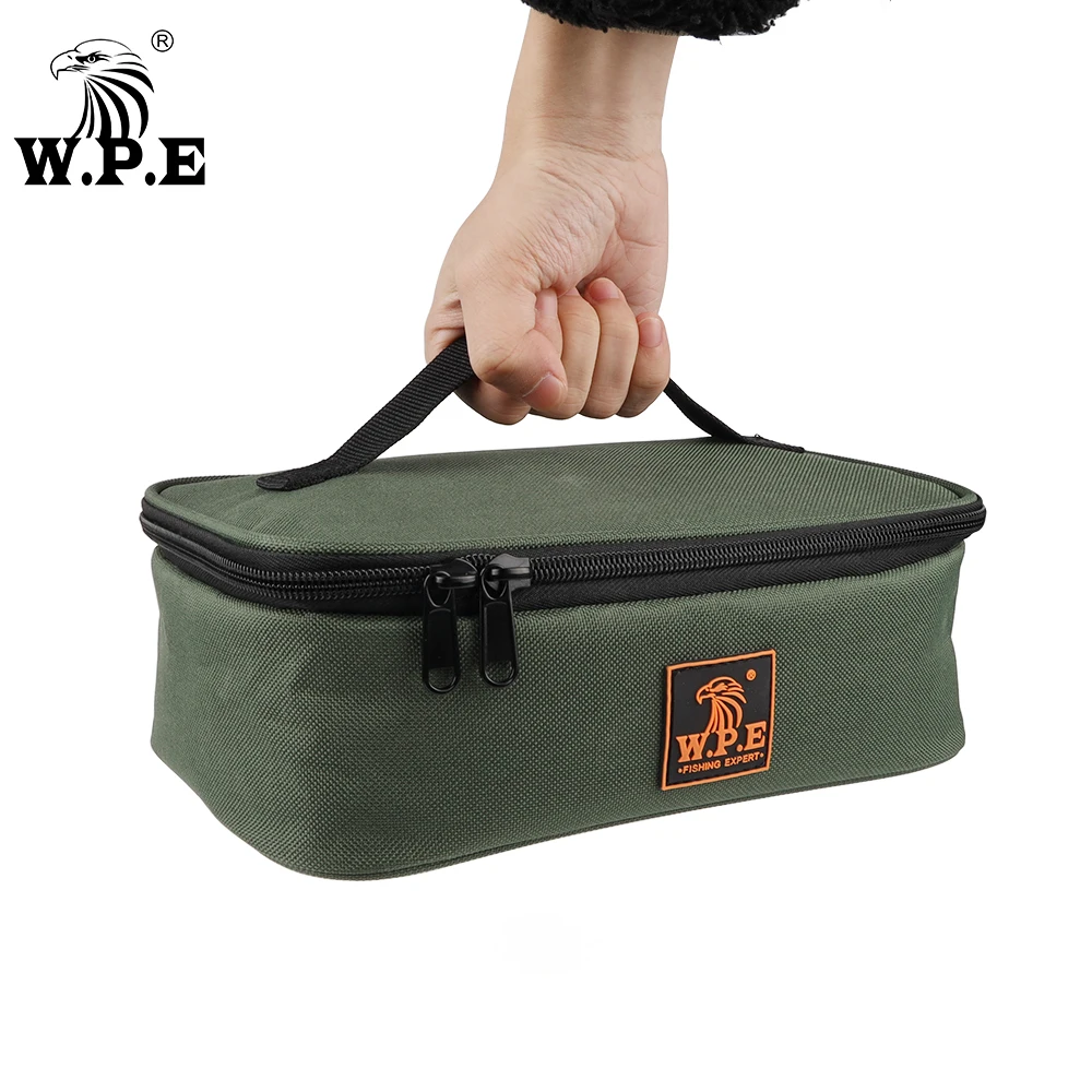W.P.E 1 Uds bolsa de pesca de carpa multiusos 600D PVC Oxford multifunción carrete de pescado línea señuelo bolsa de herramientas accesorios de aparejos de pesca - imagen 5