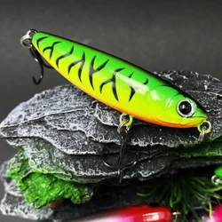 Señuelos de Pesca con lápiz flotante, cebo duro Artificial para trucha, lubina, Lucio, Swimbait, Wobbler, aparejos 3D, 60mm, 6,4g