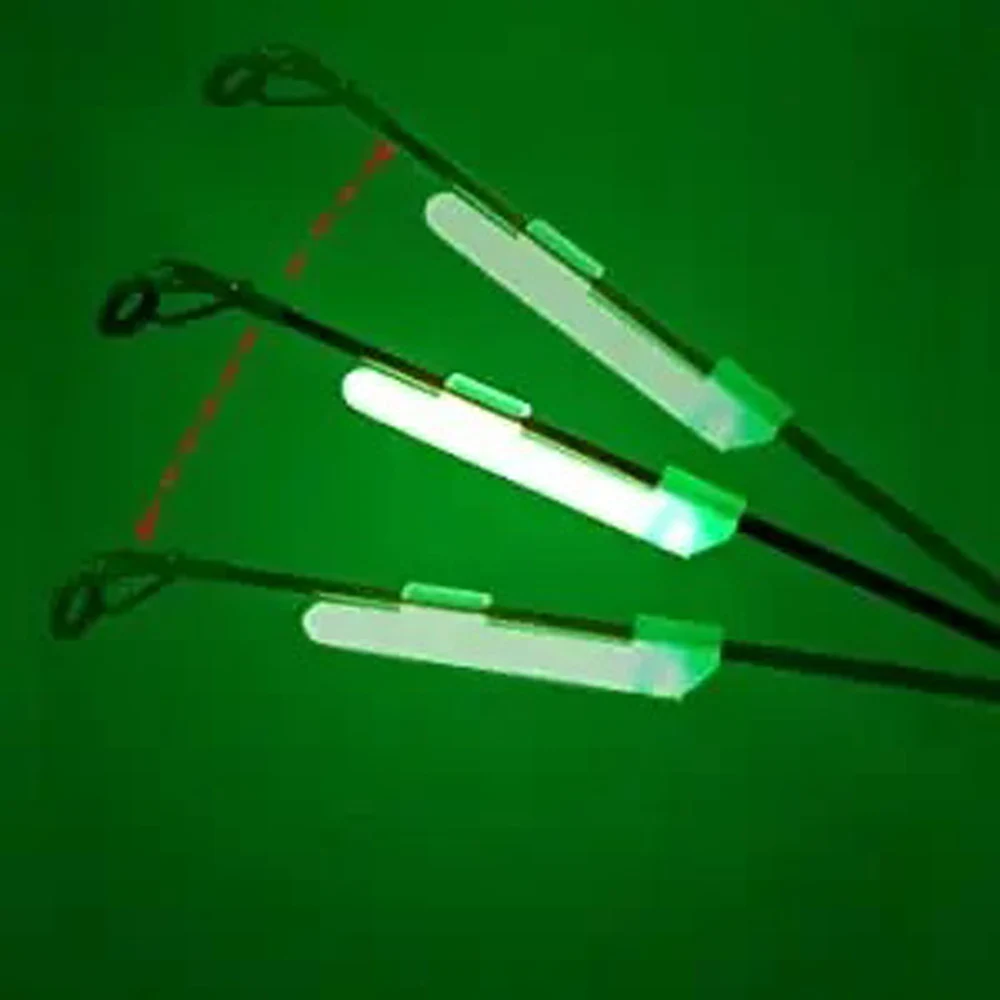 20 piezas, 10 bolsas, punta de caña de pescar con Clip, palo luminoso, aparejos flotantes, alarma de picadura de pescado de inducción para equipo de caña de pescar nocturna - imagen 5