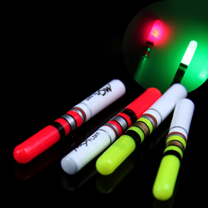 10 unids/lote palo de luz de pesca nocturna con batería CR322 barra de luz LED para accesorio de flotador luminoso funciona con batería CR322 A417 - imagen 2