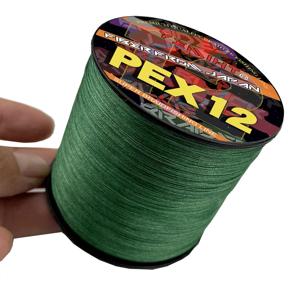Alambre de pesca trenzado resistente al desgaste X12, multifilamento PE de 12 hebras de gran resistencia, 25lb, 30lb, 39lb, 50lb, 65lb, 77lb, 92LB, 120LB - imagen 4