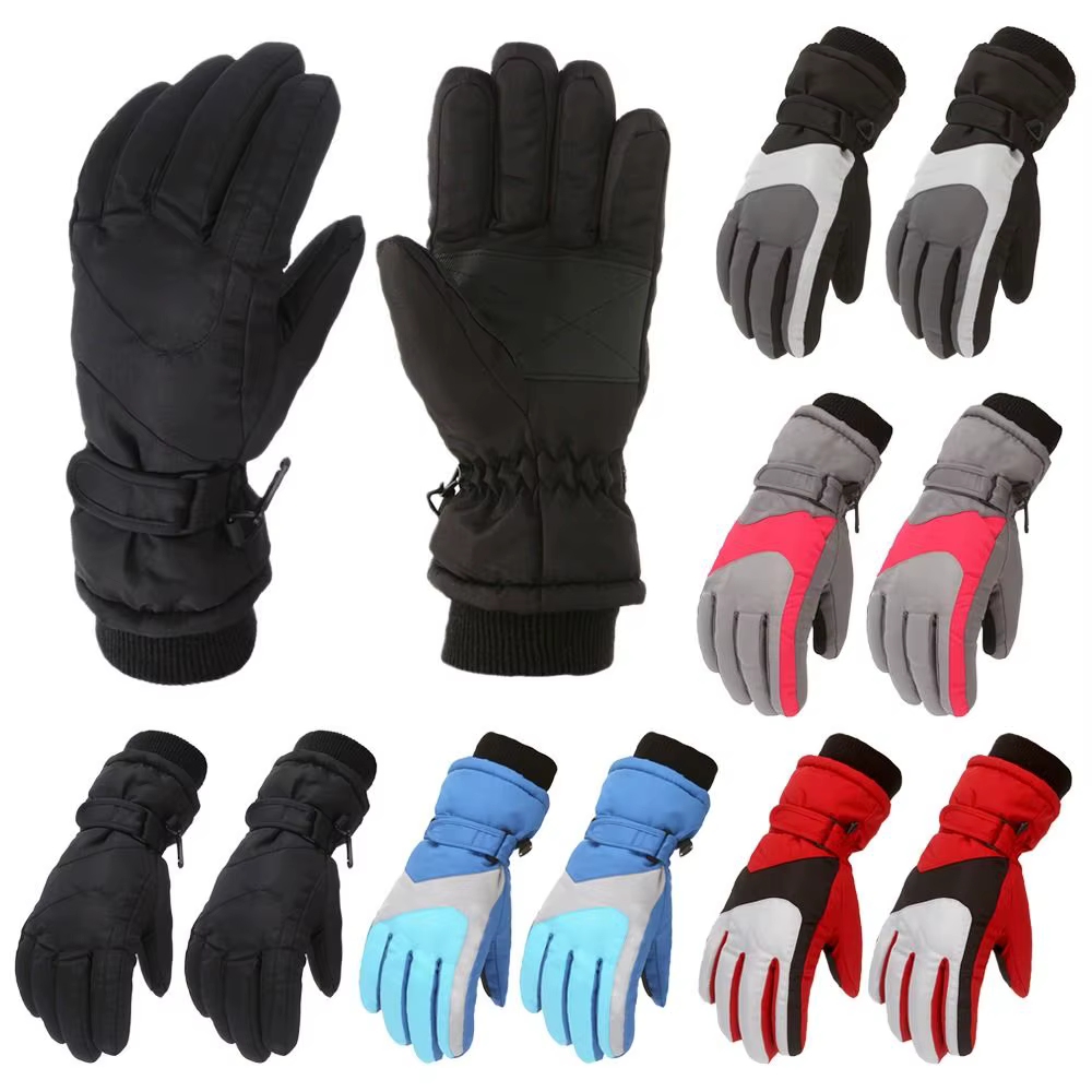Guantes de esquí impermeables para niños – Cortaviento y cálidos - imagen 4