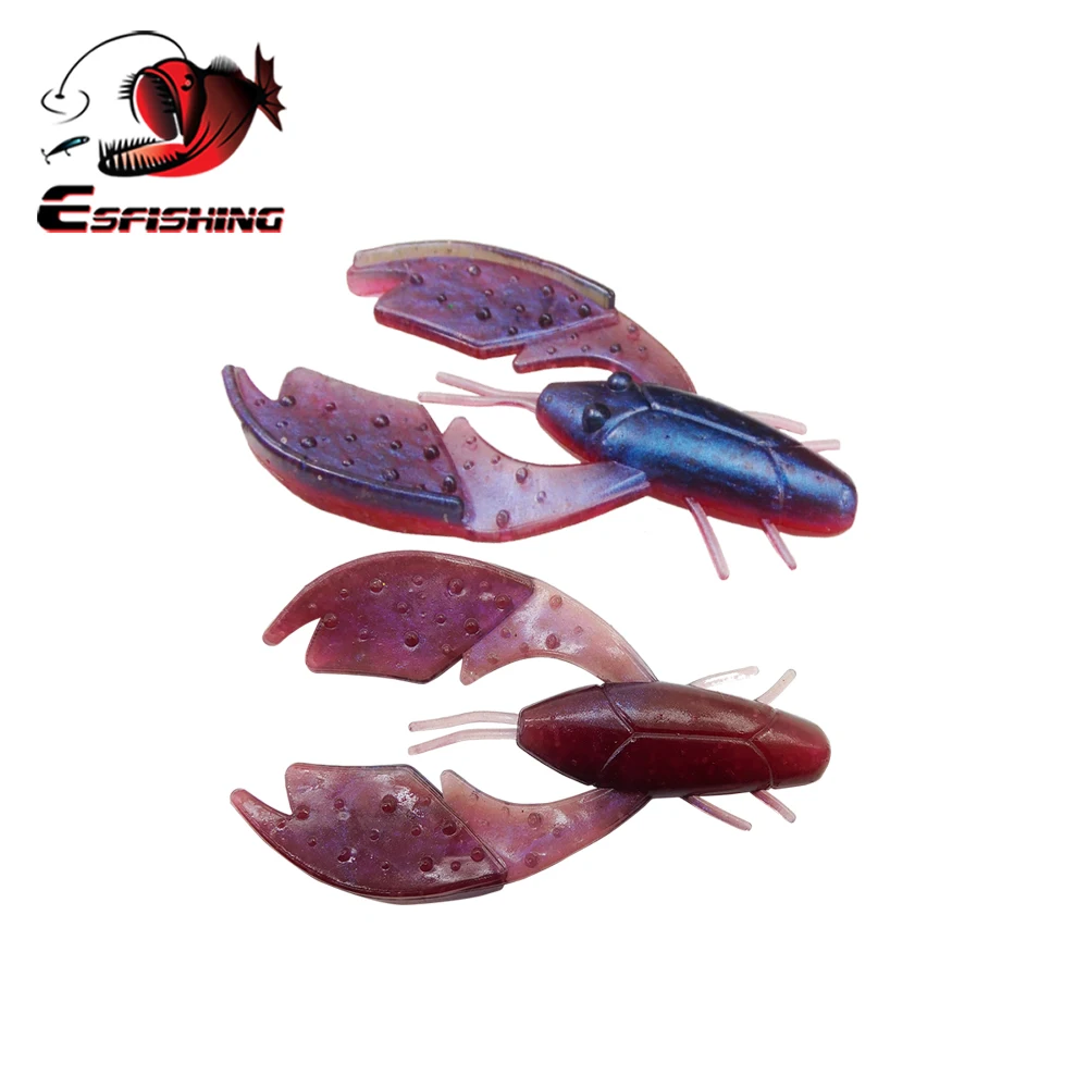 Señuelo blando de pesca PACA Chunk Craw 75mm 5,4g 6 uds cebos de plástico para lubina sitio web oficial - imagen 3