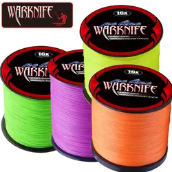 Warknife Linea trenzada PE 16 hebras, nucleo hueco, 150-200 m