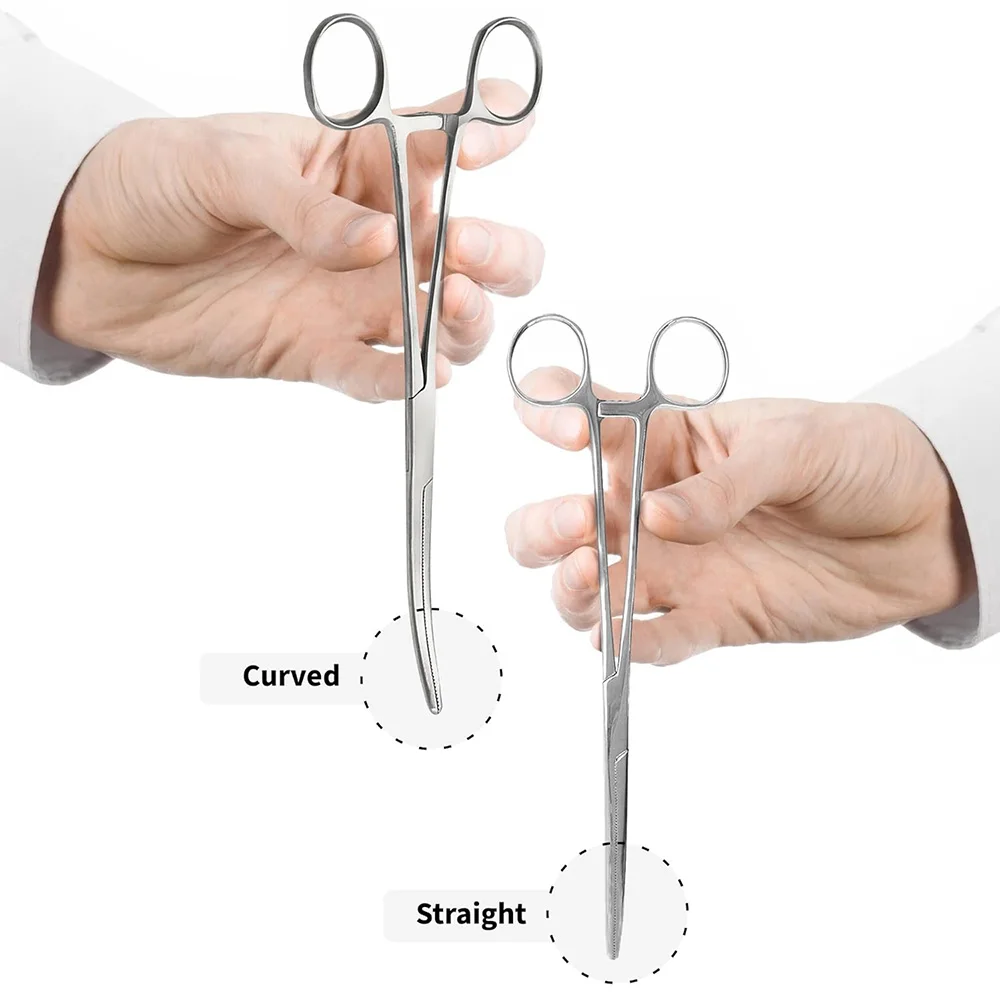Extractor de anzuelos punta curva clips quirúrgicos – Alicate pesca